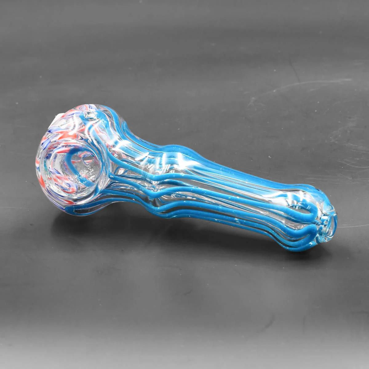 Assorted 4-Inch Double Glass Hand Pipes - 4INDBL - Image 4