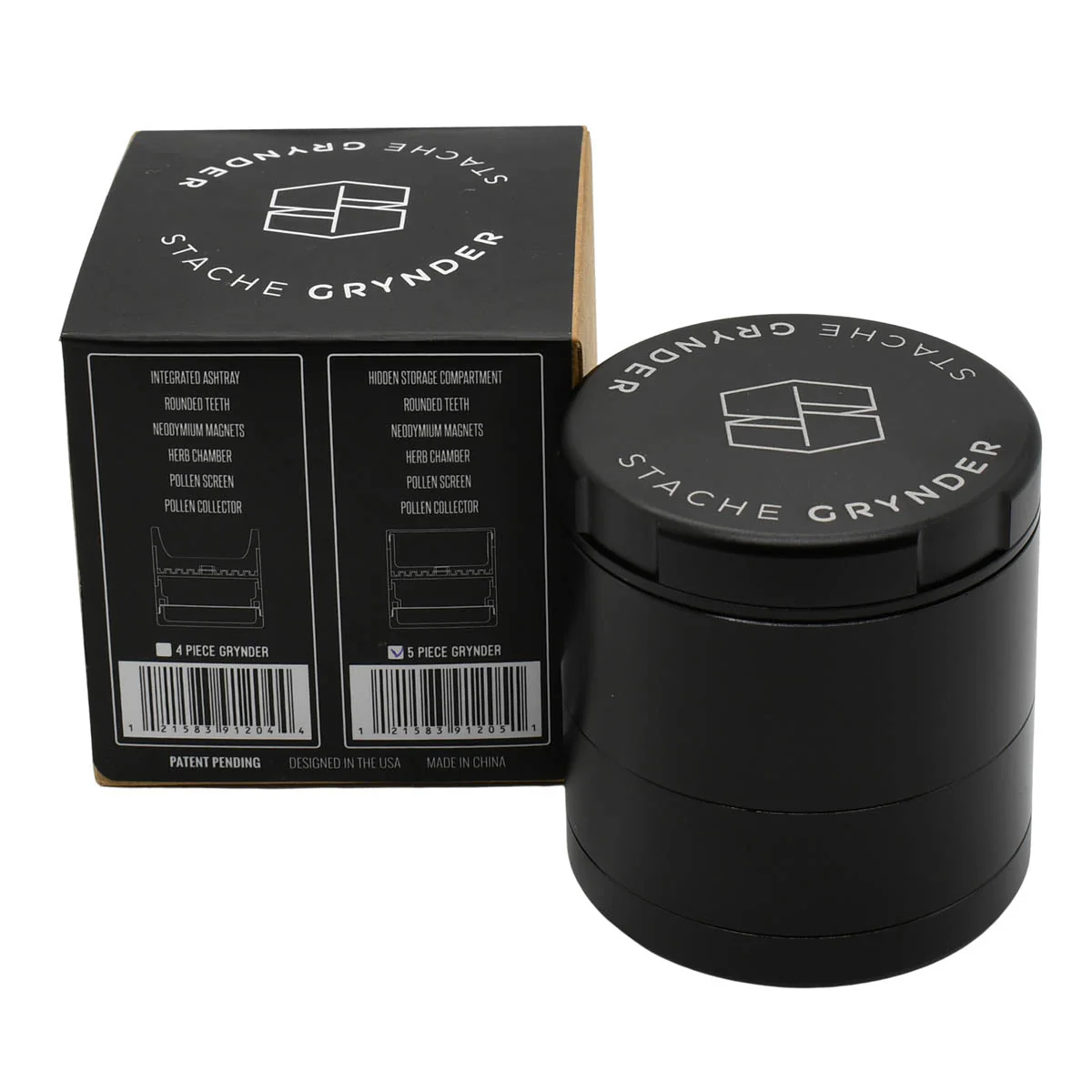 Stache Grynder - 5PC Dry Herb Grinder - Image 16