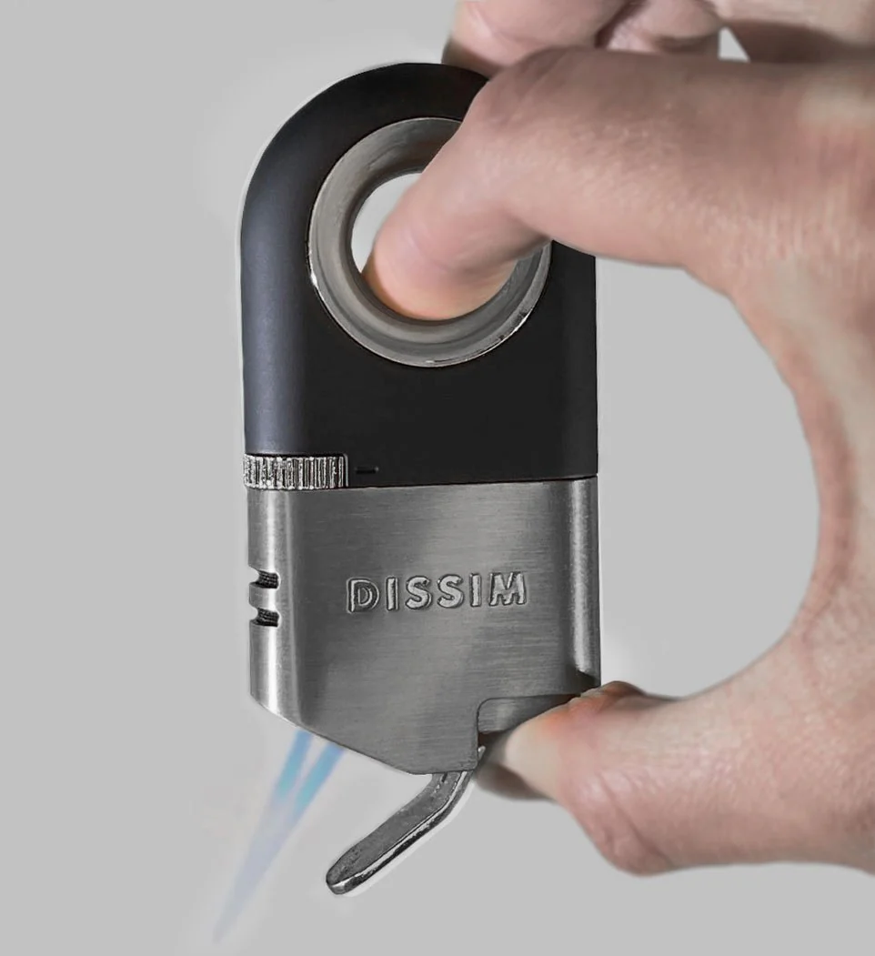 Dissim Dual Torch Dab Lighter with Inversion Technology - Image 3