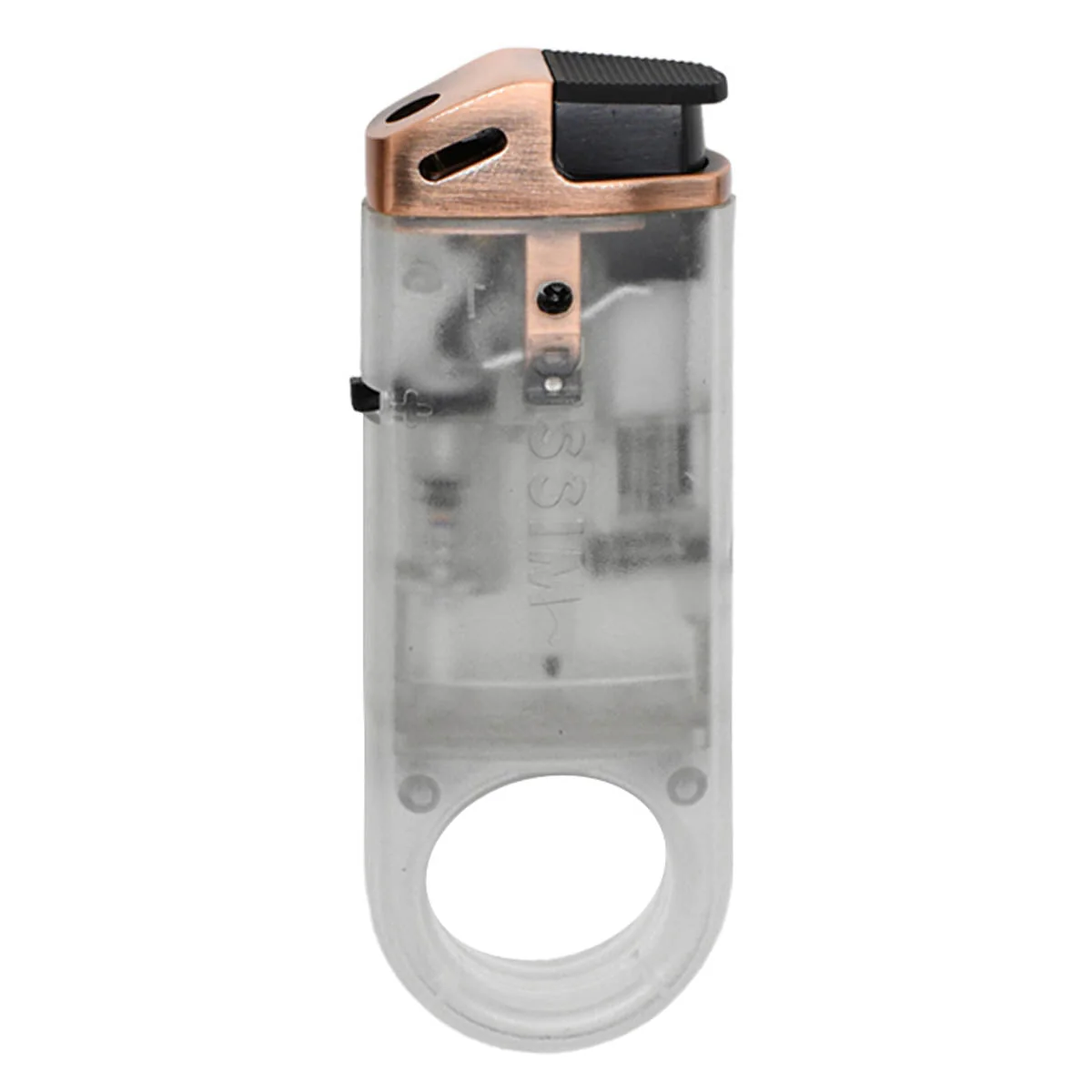 Dissim Slim See-Through Butane Pipe Lighter - Image 4