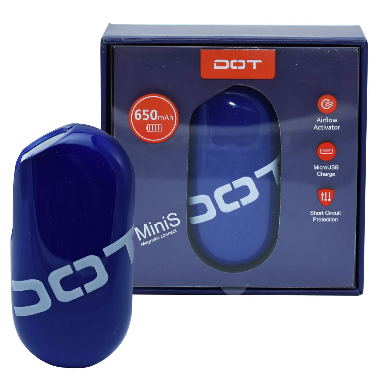 DOT Mini-S MOD 510 Thread Vape Cart Battery - Image 3