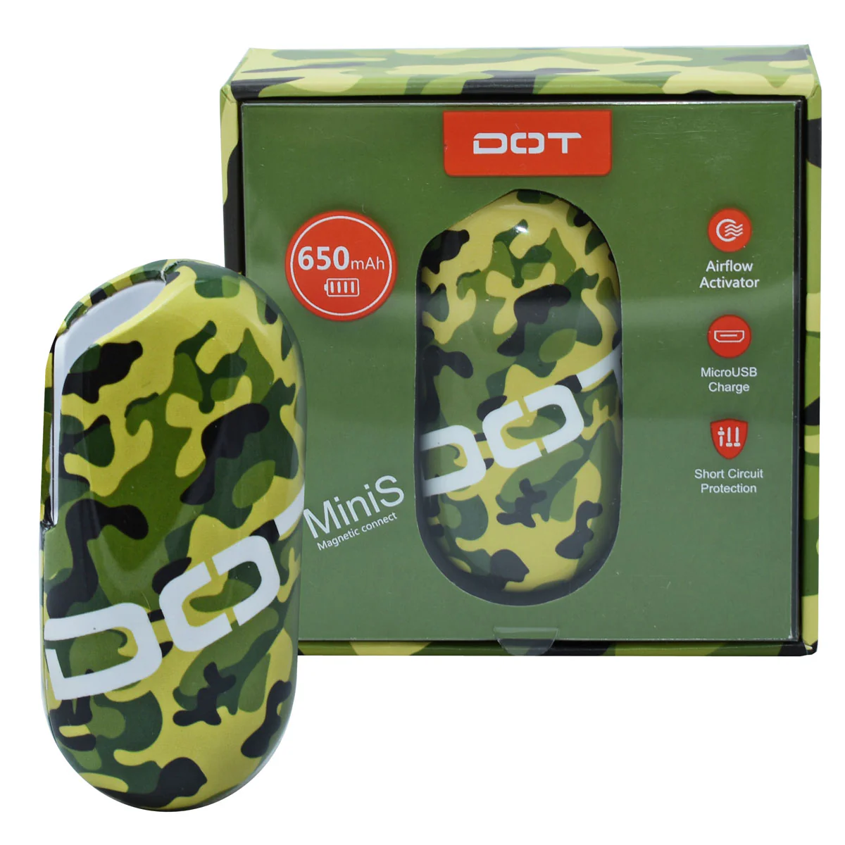 DOT Mini-S MOD 510 Thread Vape Cart Battery - Image 5