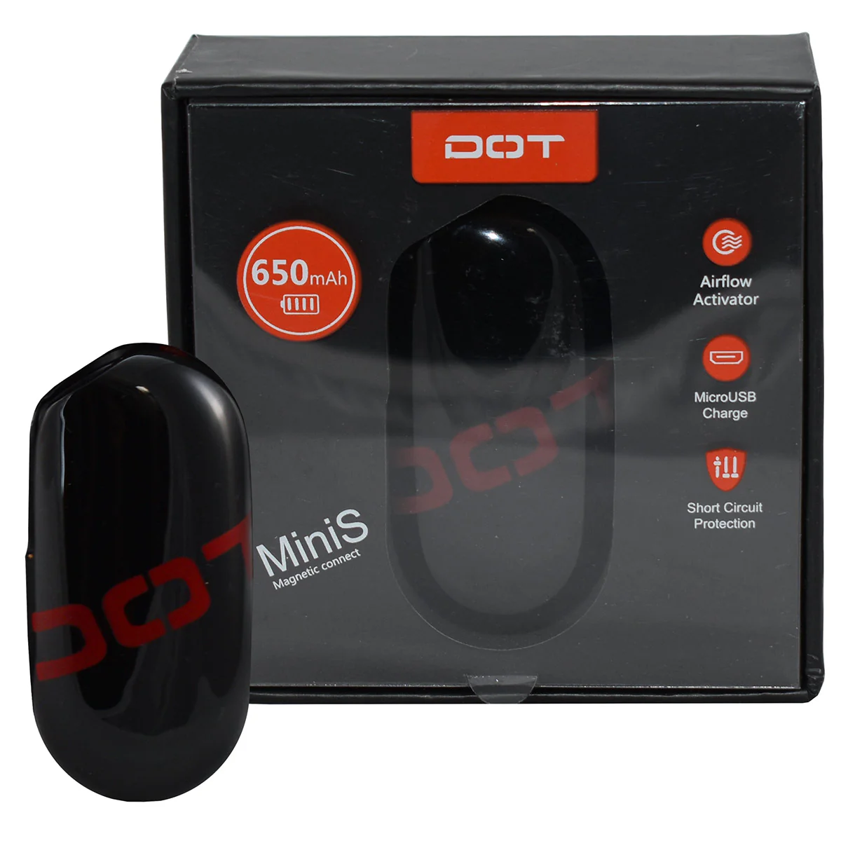 DOT Mini-S MOD 510 Thread Vape Cart Battery - Image 9