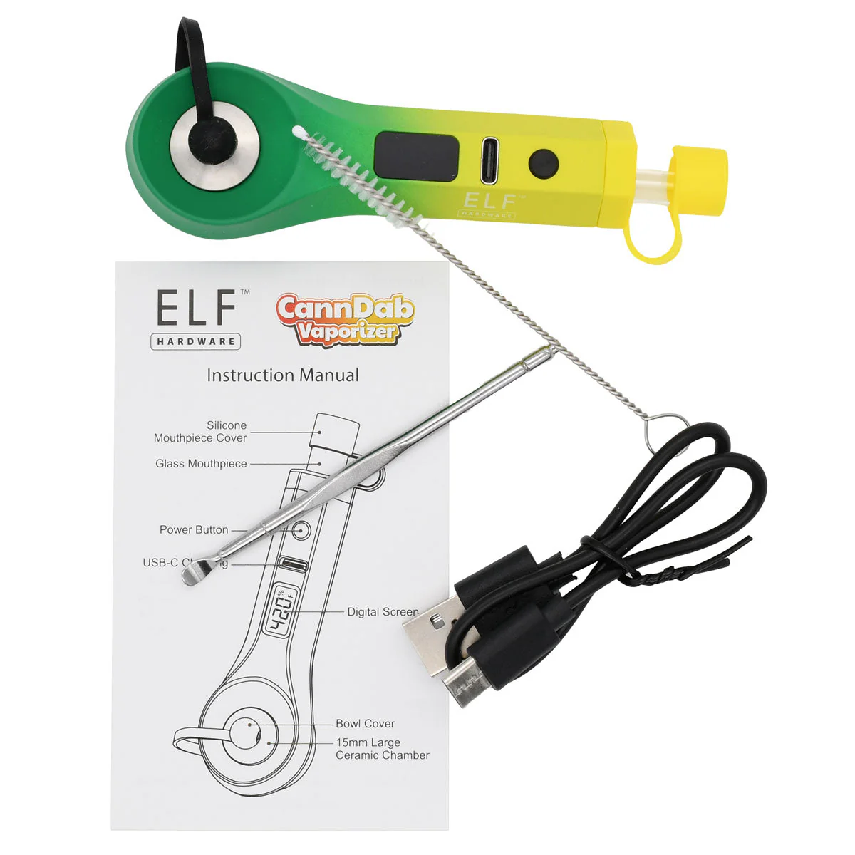 Elf CannDab Dab Pen Wax Vaporizer - Image 21