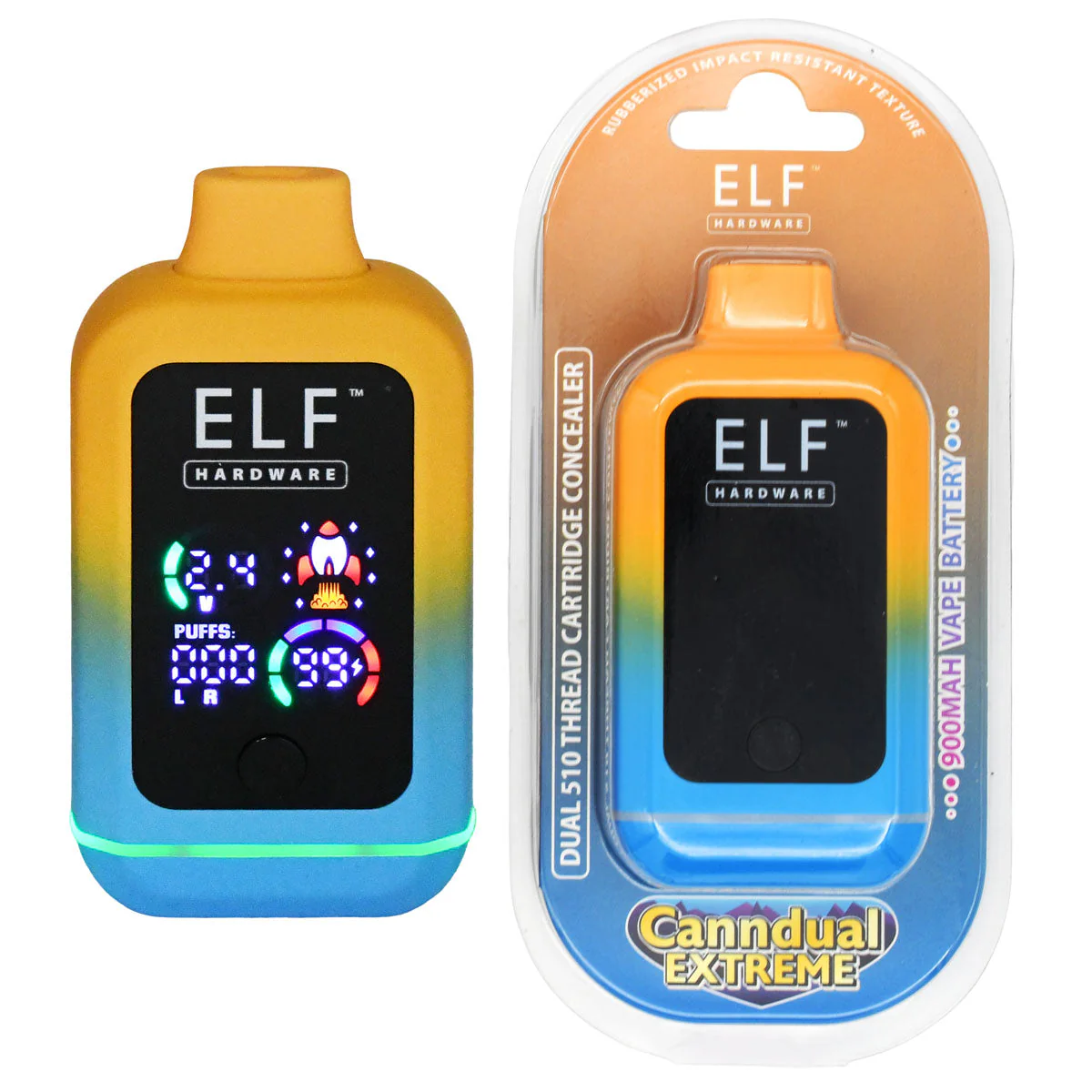 Elf Canndual Extreme 510 Thread Vape Cart Battery - Image 10