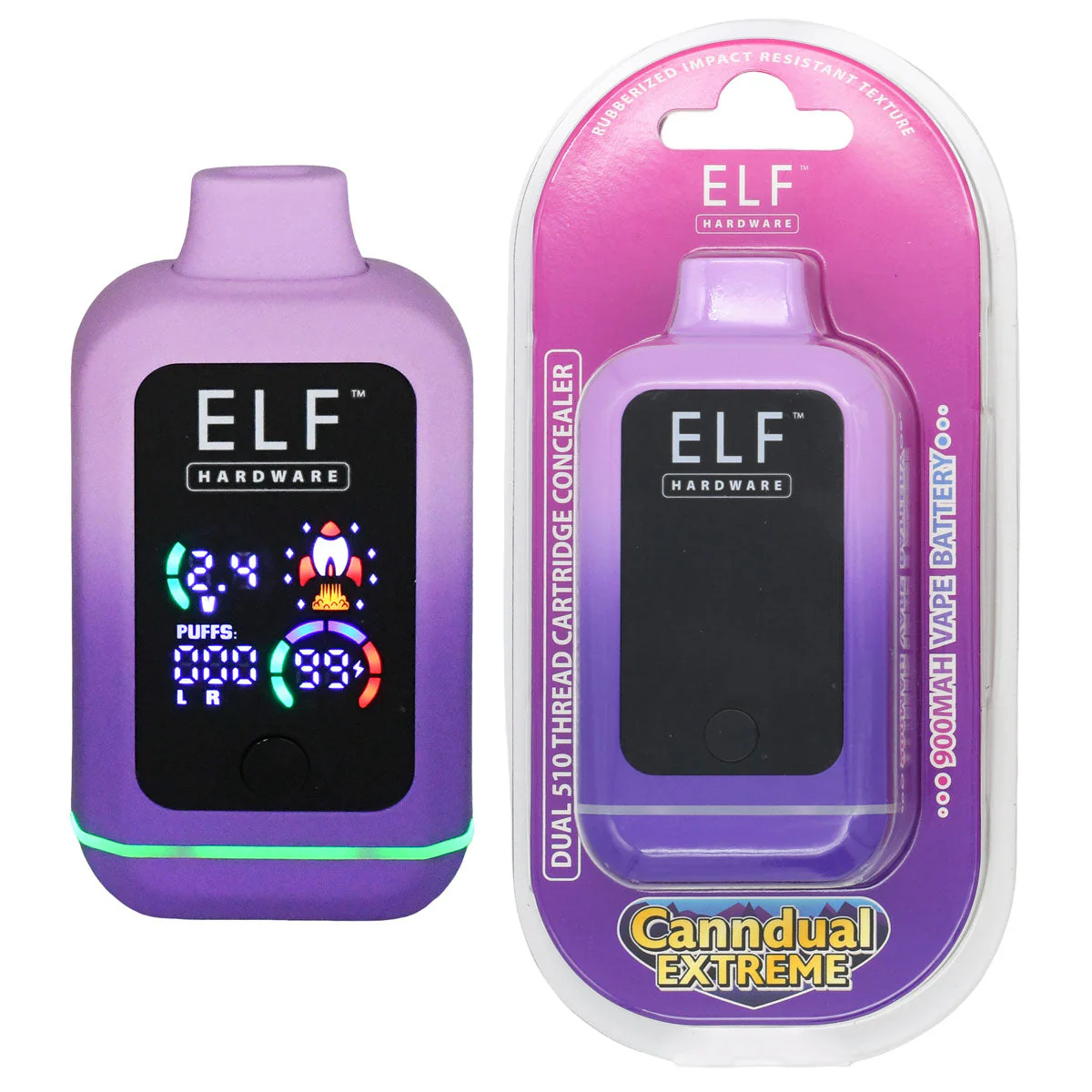 Elf Canndual Extreme 510 Thread Vape Cart Battery - Image 24