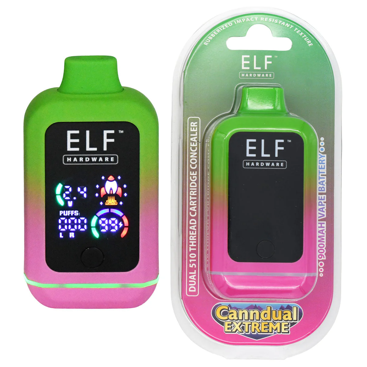 Elf Canndual Extreme 510 Thread Vape Cart Battery - Image 26