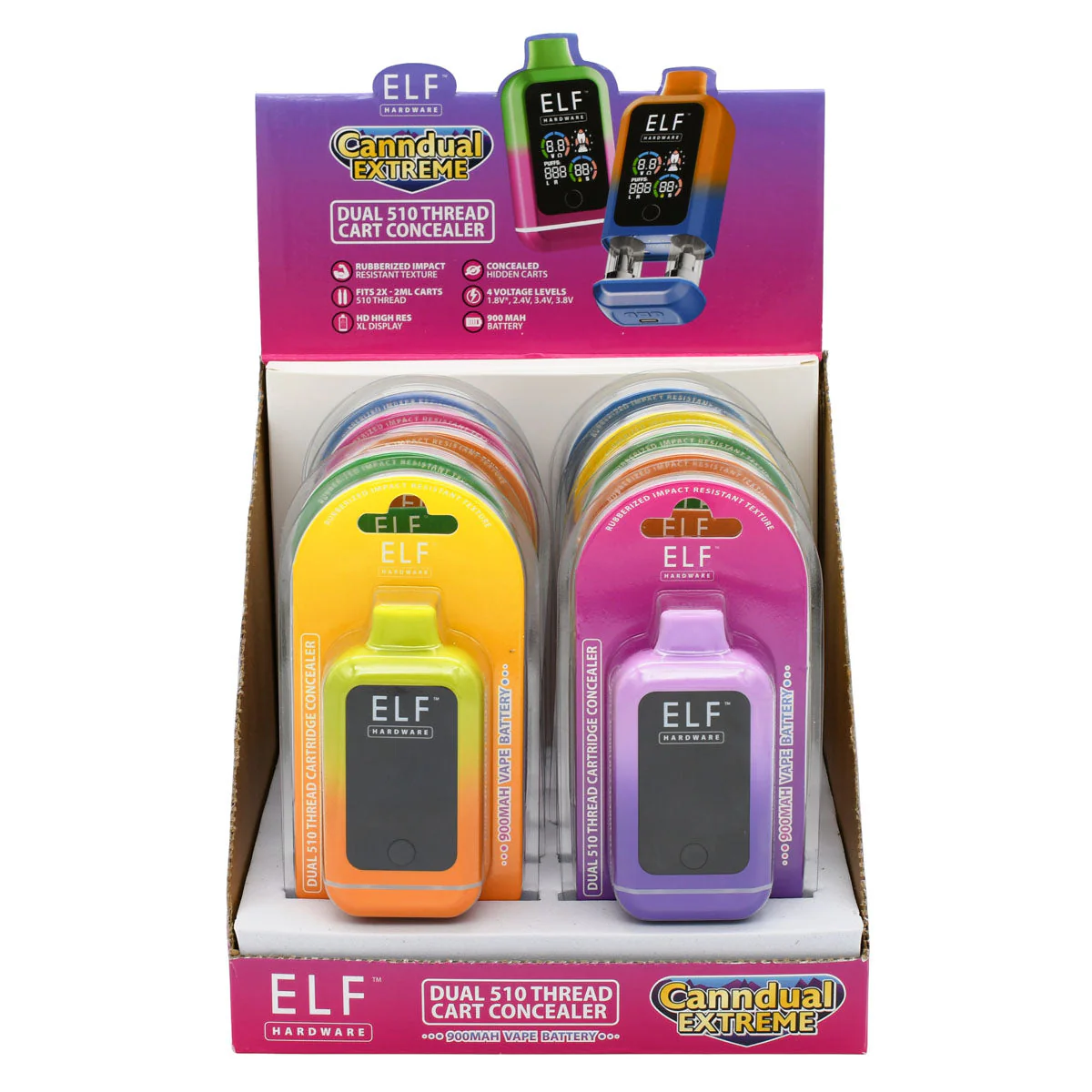 Elf Canndual Extreme 510 Thread Vape Cart Battery - Image 36