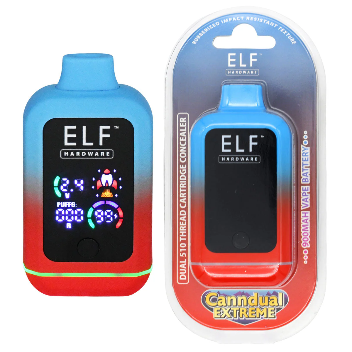 Elf Canndual Extreme 510 Thread Vape Cart Battery - Image 5