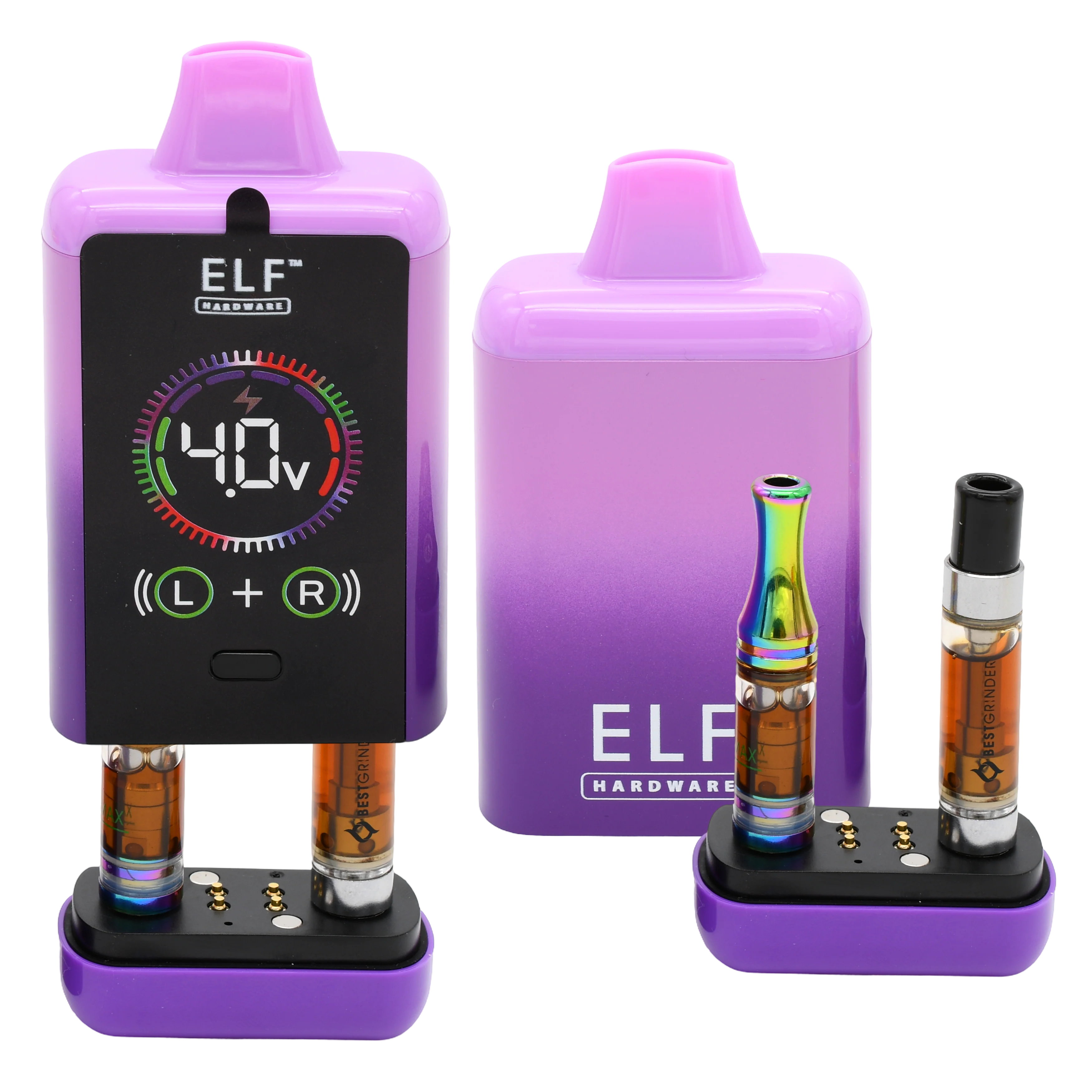 ELF Canndual Pro Discreet Dual 510 Thread Vape Cart Battery - Image 13