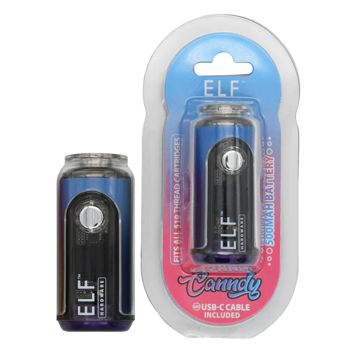 ELF Canndy Mini 510 Thread Vape Cart Battery - Image 12