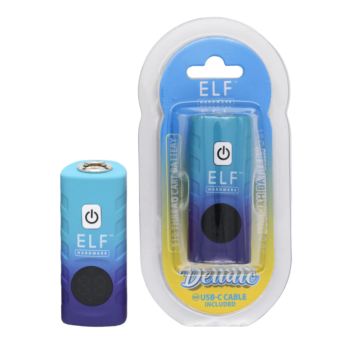 ELF Deltaic 510 Thread Vape Cart Battery - Image 6