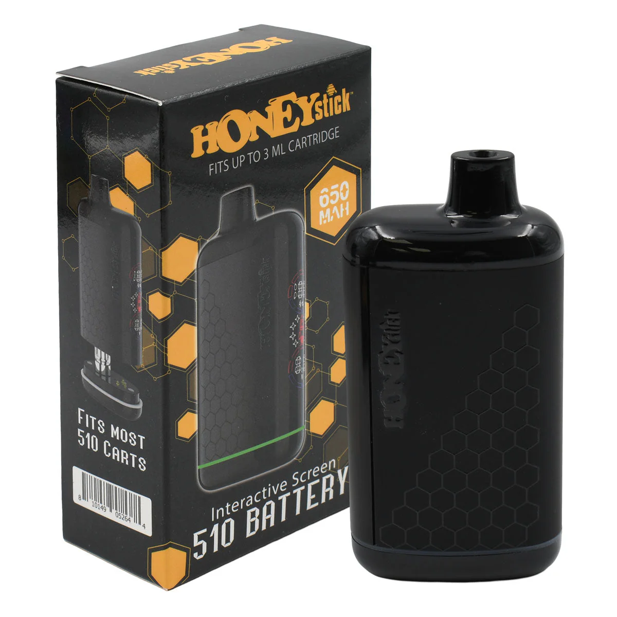 HoneyStick Interactive 510 Thread Vape Cart Battery - Image 12