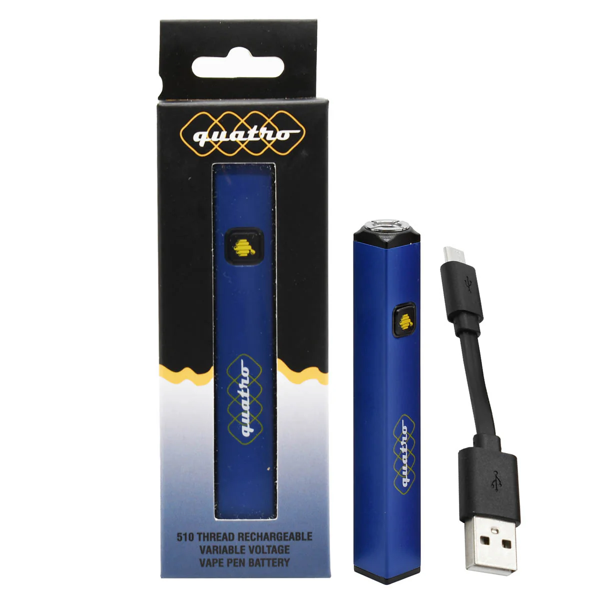 Honeystick Quatro - Square 510 Thread Battery Vape Pen - Image 6