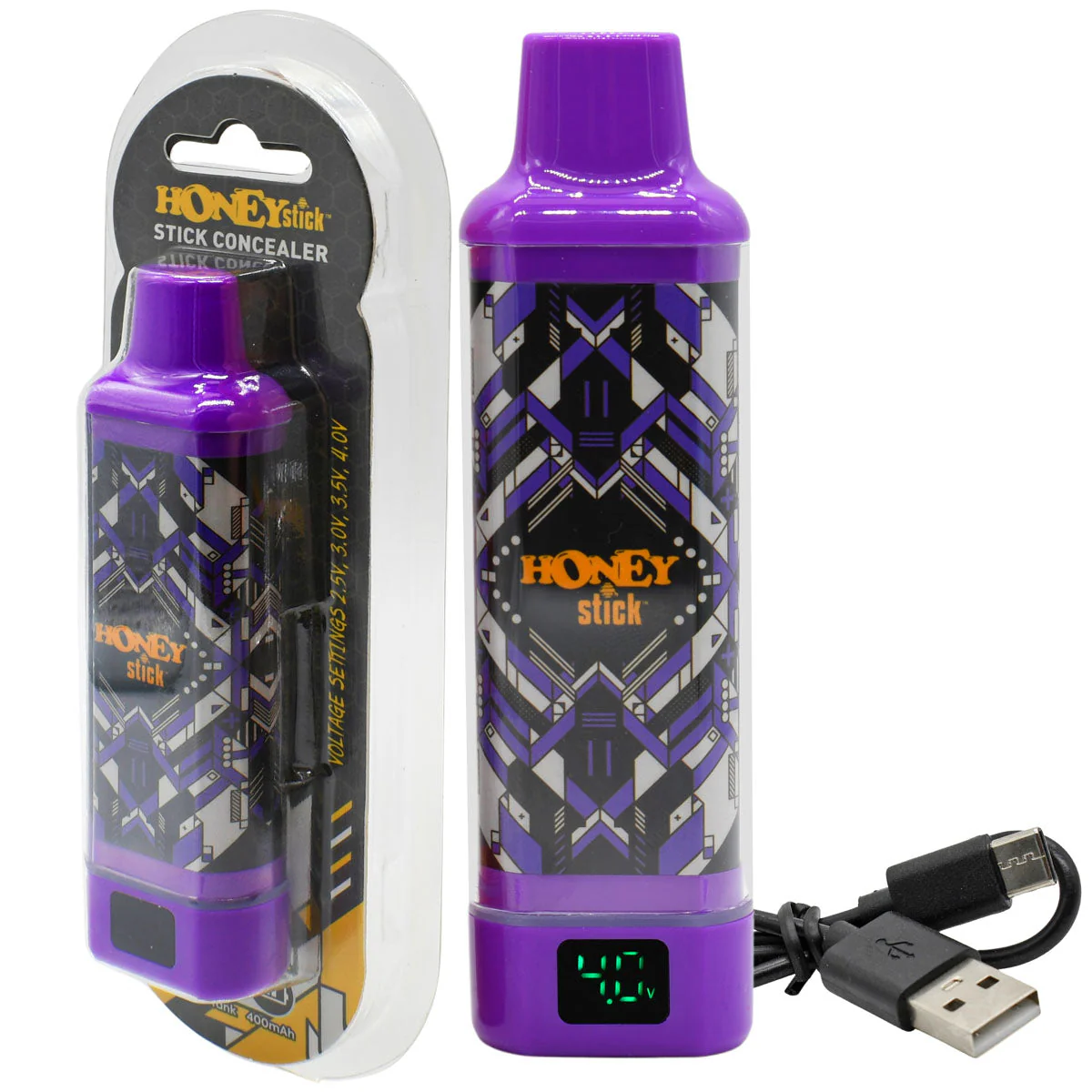 HoneyStick Stick Concealer 510 Thread Vape Cart Battery - Image 12