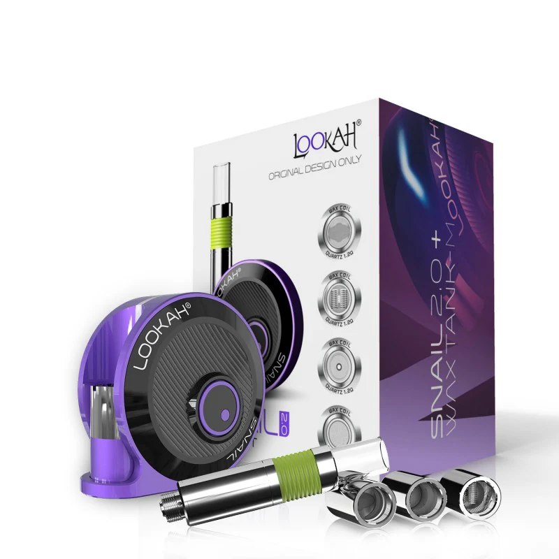 Lookah Snail 2.0 Wax Tank-M 510 Thread Wax Pen Vape Cart Battery Kit - Image 4