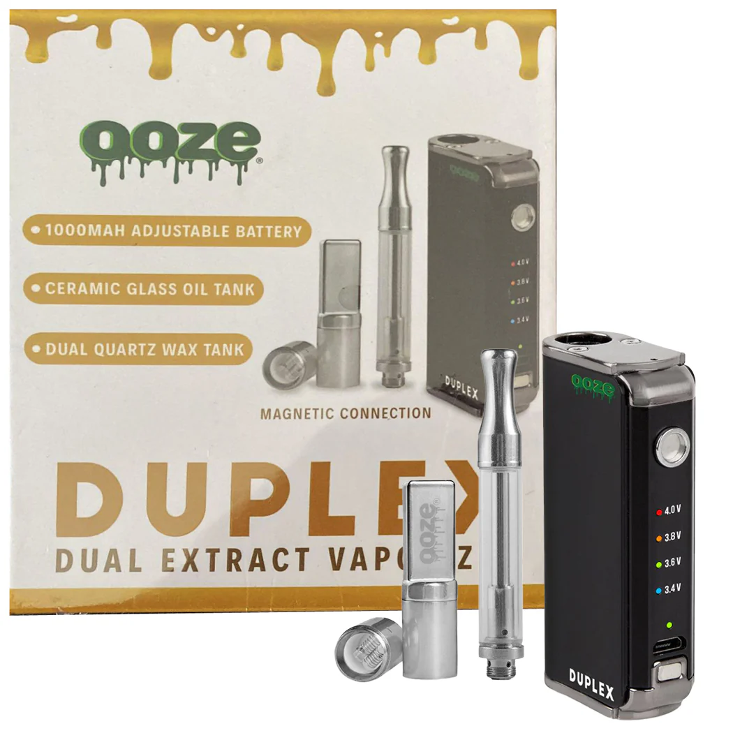 Ooze Duplex Dual Extract 510 Thread Vape Cart Battery Starter Kit - Image 12