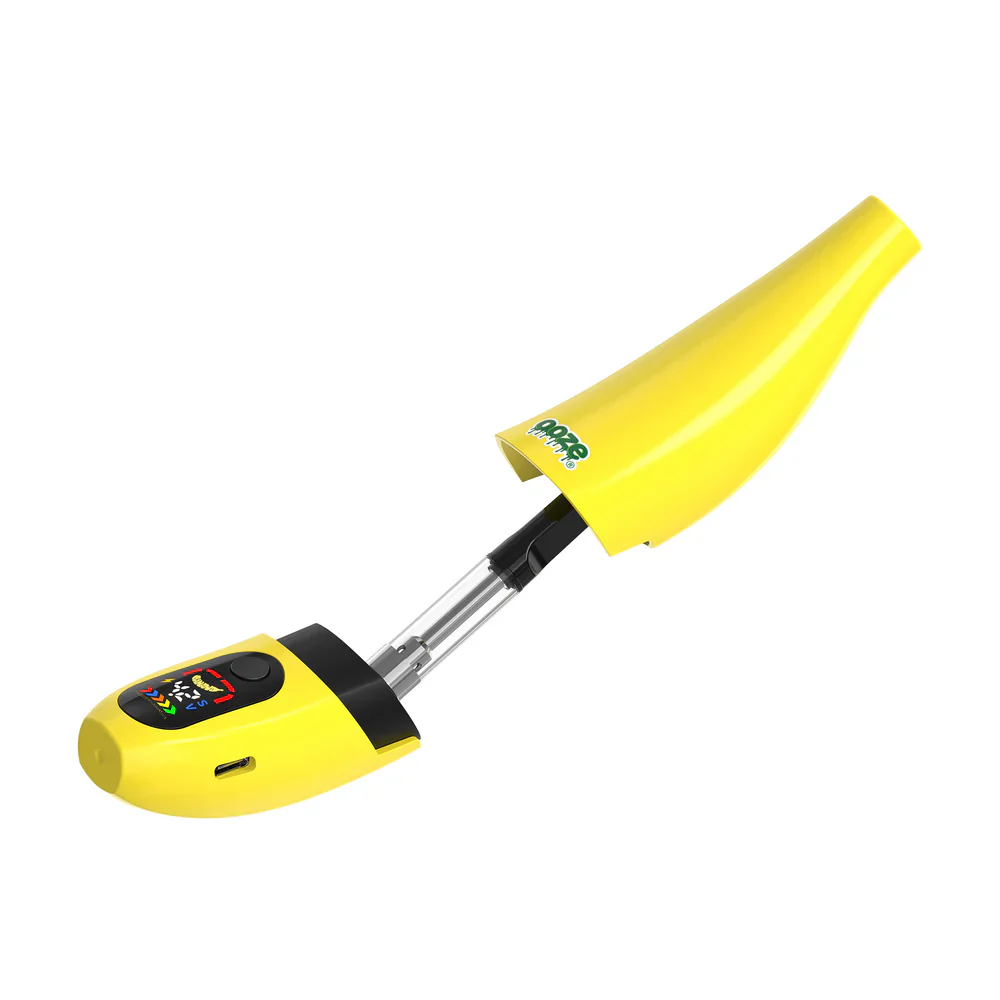 Ooze Peel Banana Discreet 510 Thread Vape Cart Battery - Image 12