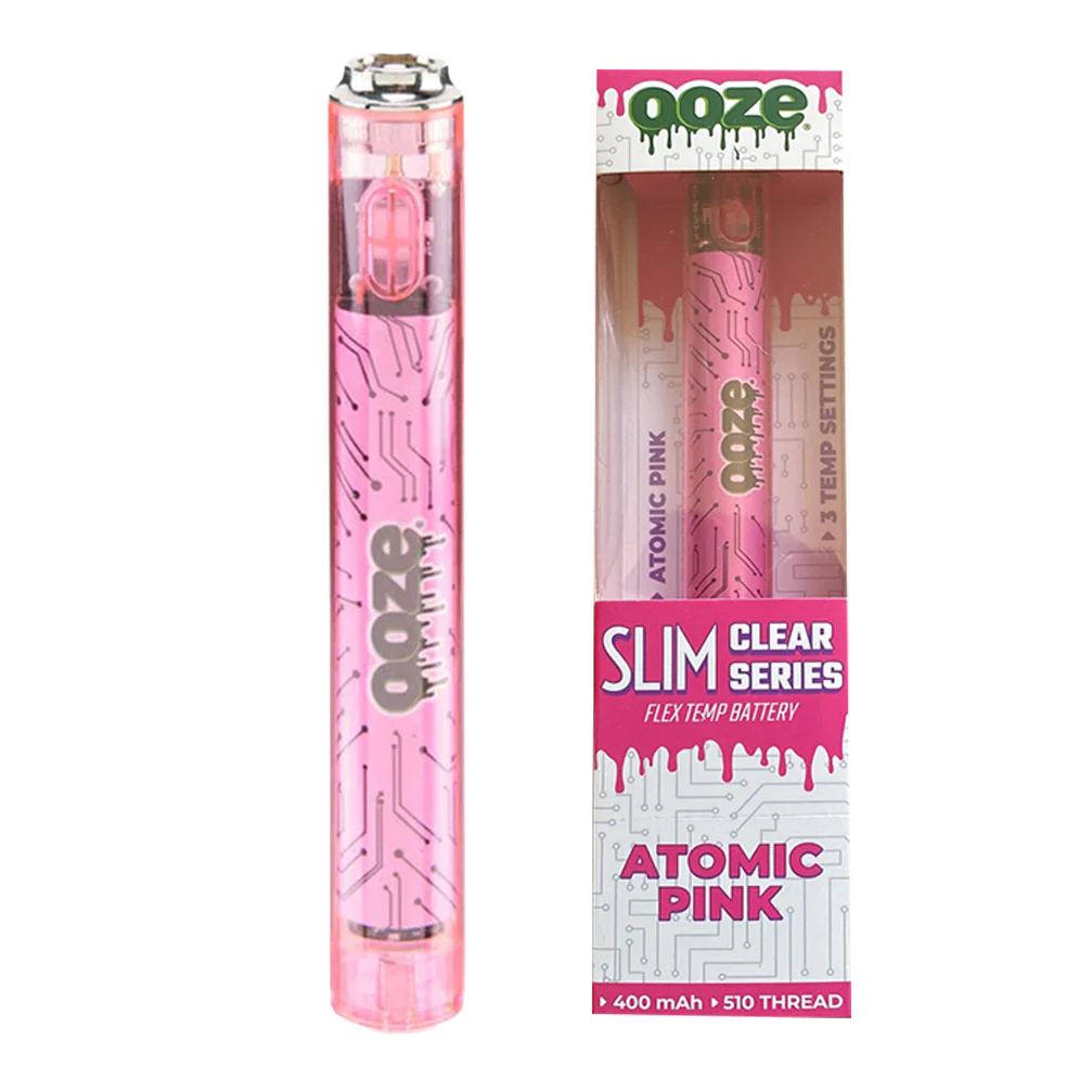 Ooze Slim Clear - 510 Thread Battery Vape Pen - Image 3