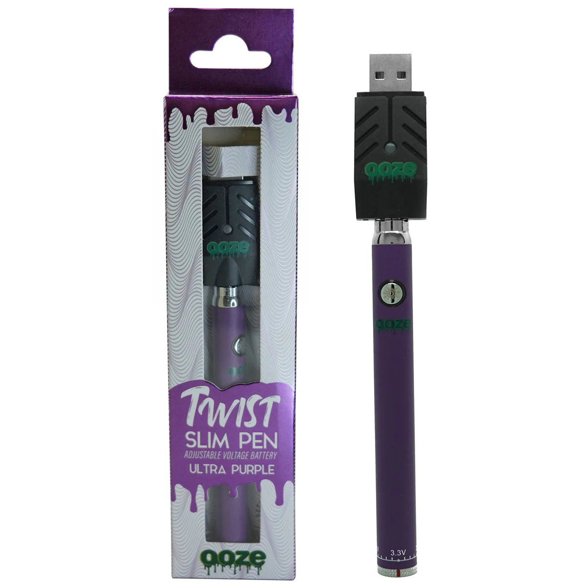 Ooze Slim Twist 510 Thread Vape Cart Pen Battery - Image 7