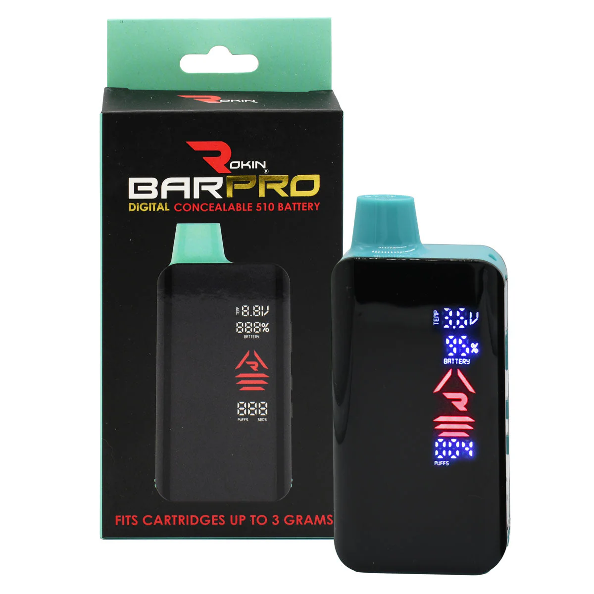 Rokin Bar PRO 510 Thread Vape Cart Battery - Image 21