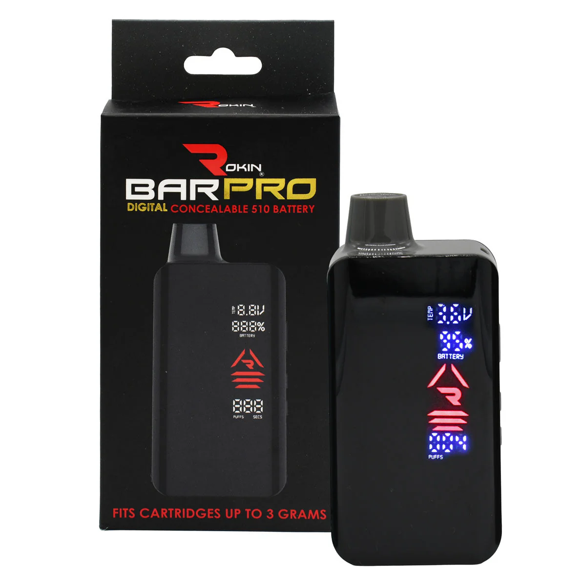 Rokin Bar PRO 510 Thread Vape Cart Battery - Image 27