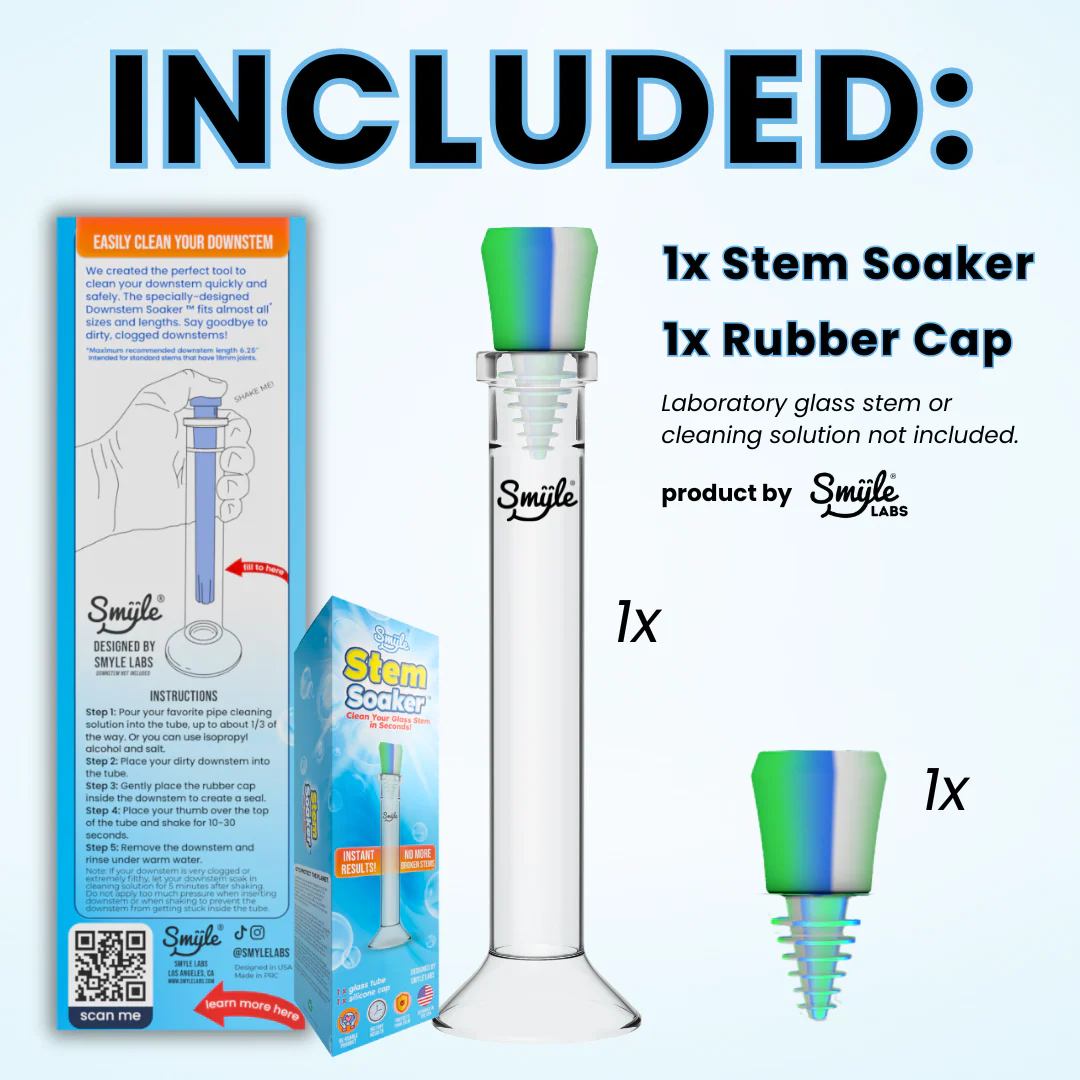 Smyle Labs Downstem Soaker Glass Cleaner Resin Remover - Image 6