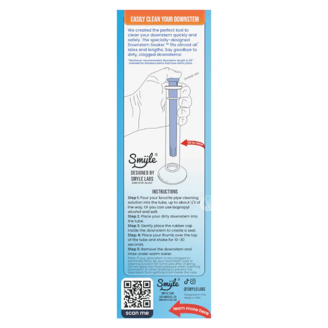 Smyle Labs Downstem Soaker Glass Cleaner Resin Remover - Image 7