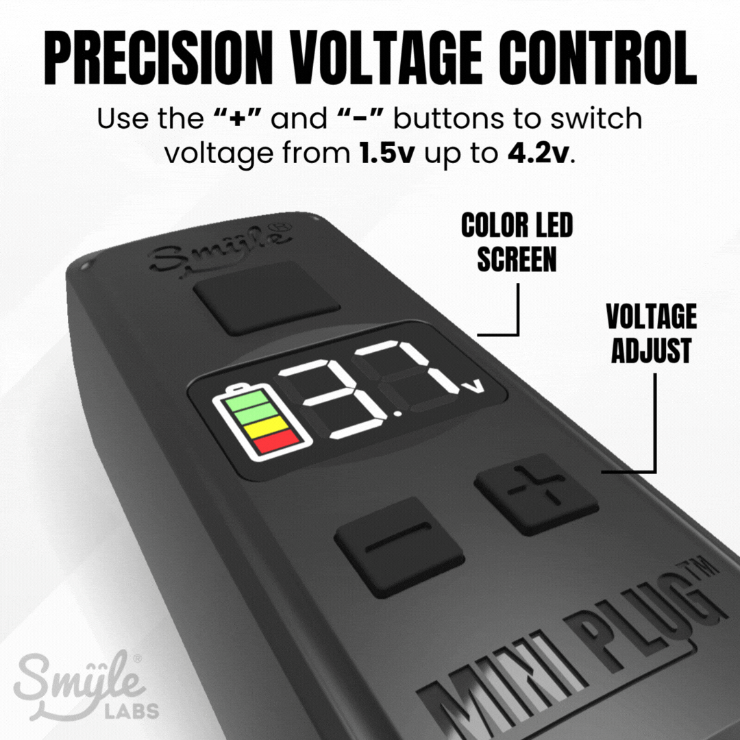 Smyle Labs Mini Plug 510 Thread Vape Cart Battery - Image 11