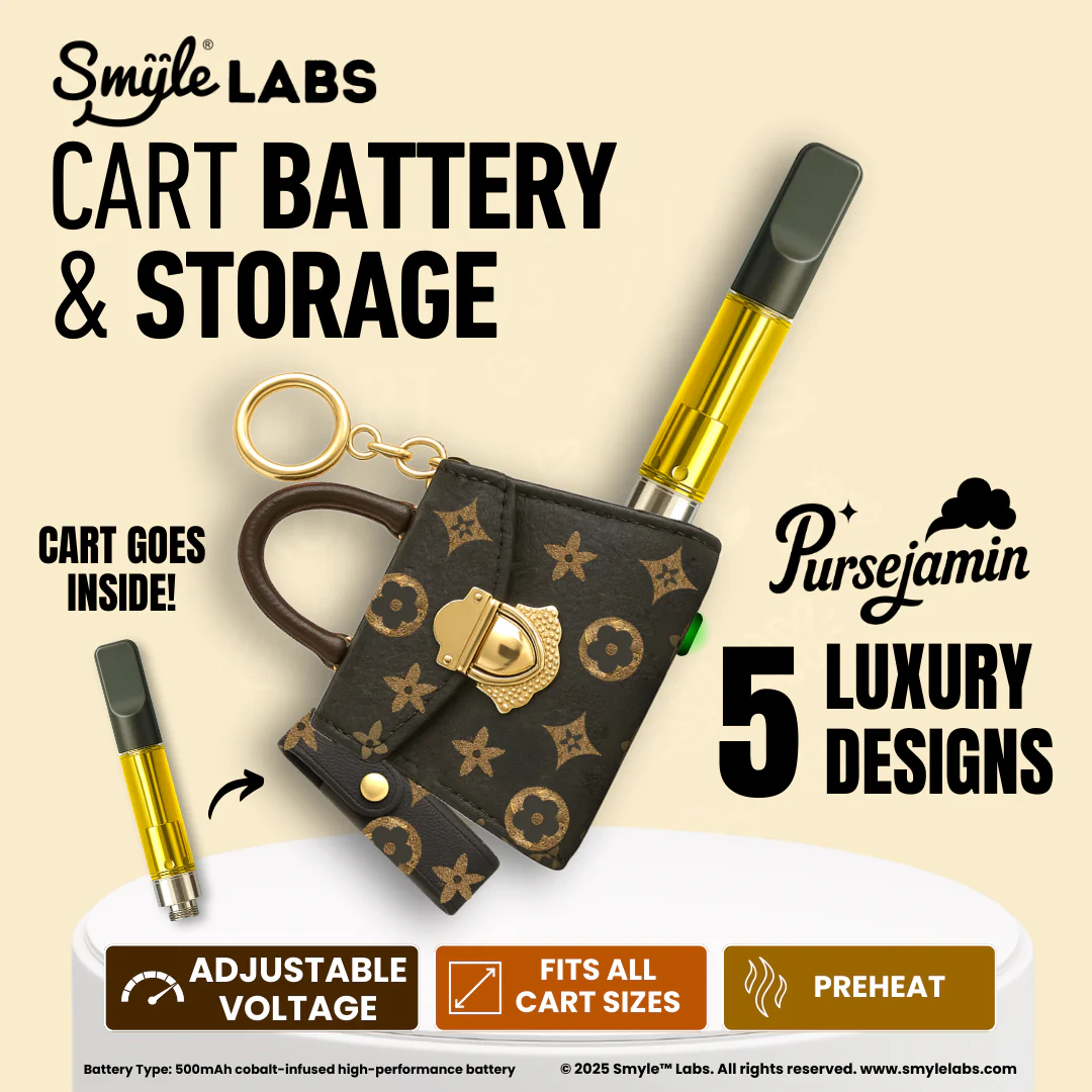 Smyle Labs Pursejamin 510 Thread Vape Cart Battery - Image 4