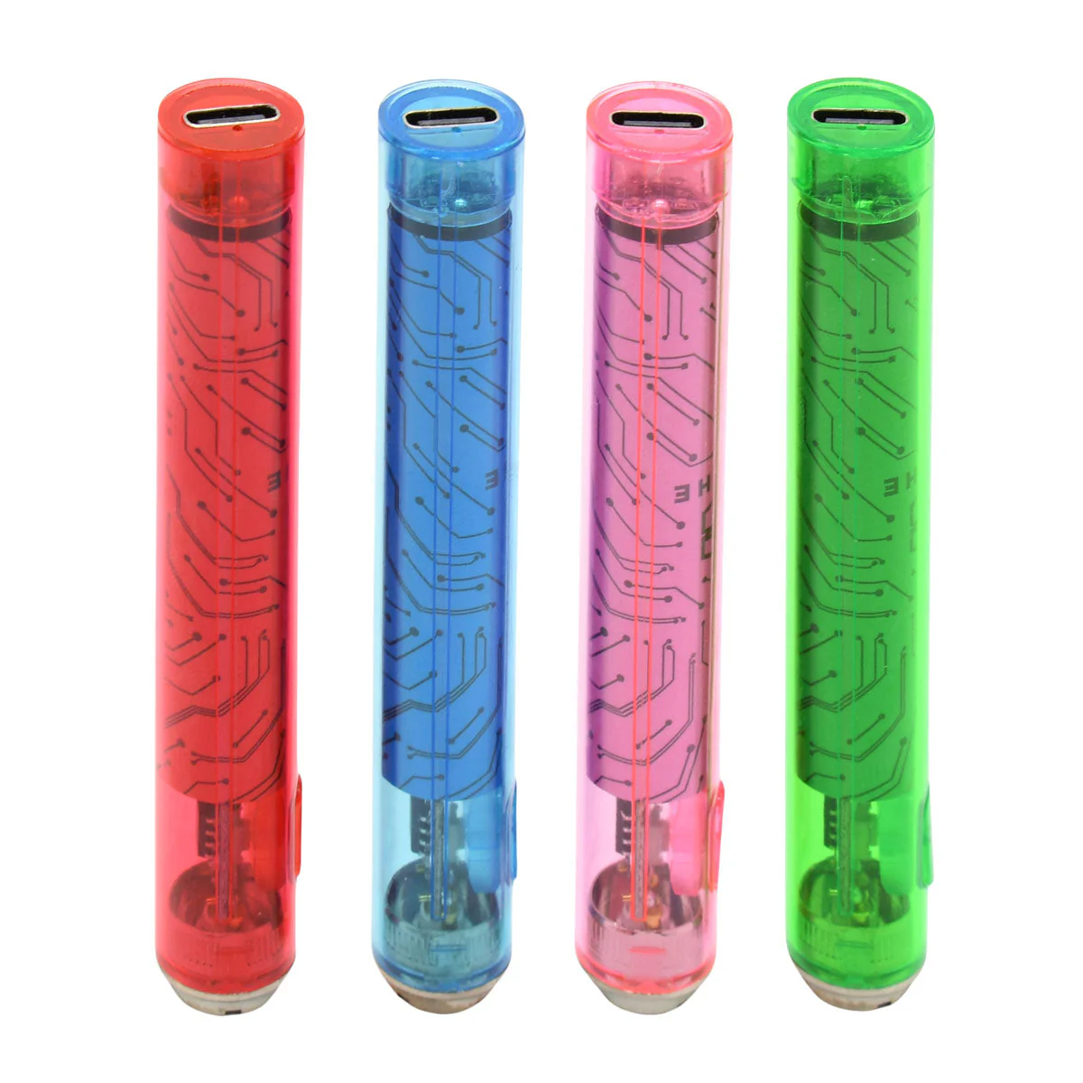 Stache Transparent 510 Thread Vape Cart Pen Battery - Image 4