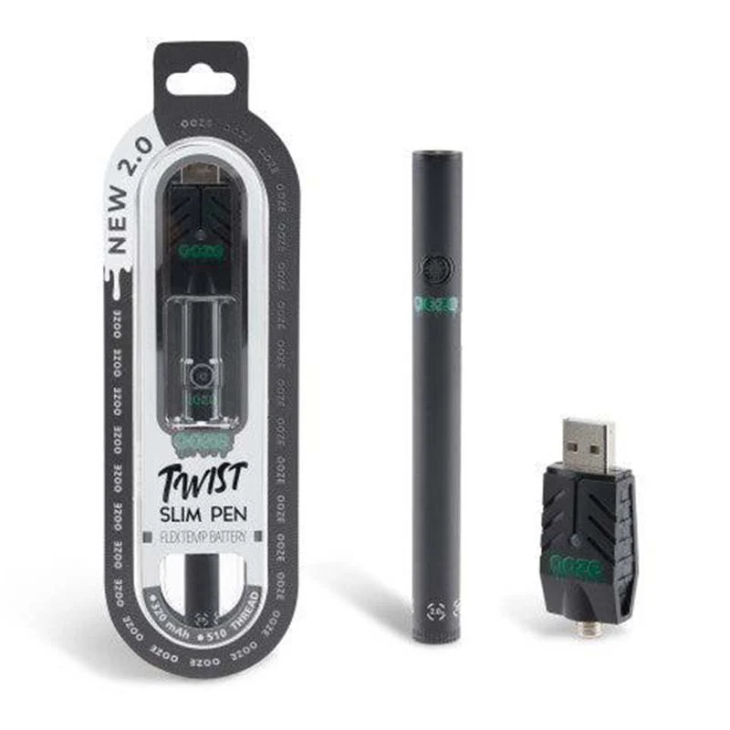 Ooze Twist 2.0 Slim 510 Thread Vape Cart Pen Battery - Image 10