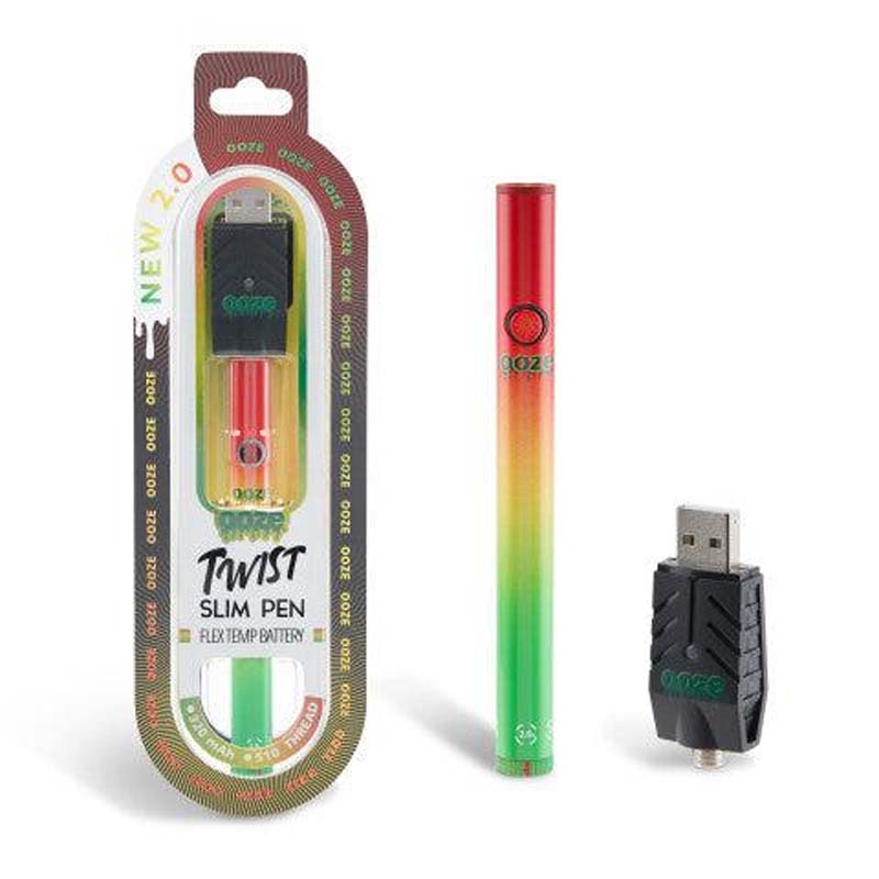 Ooze Twist 2.0 Slim 510 Thread Vape Cart Pen Battery - Image 9