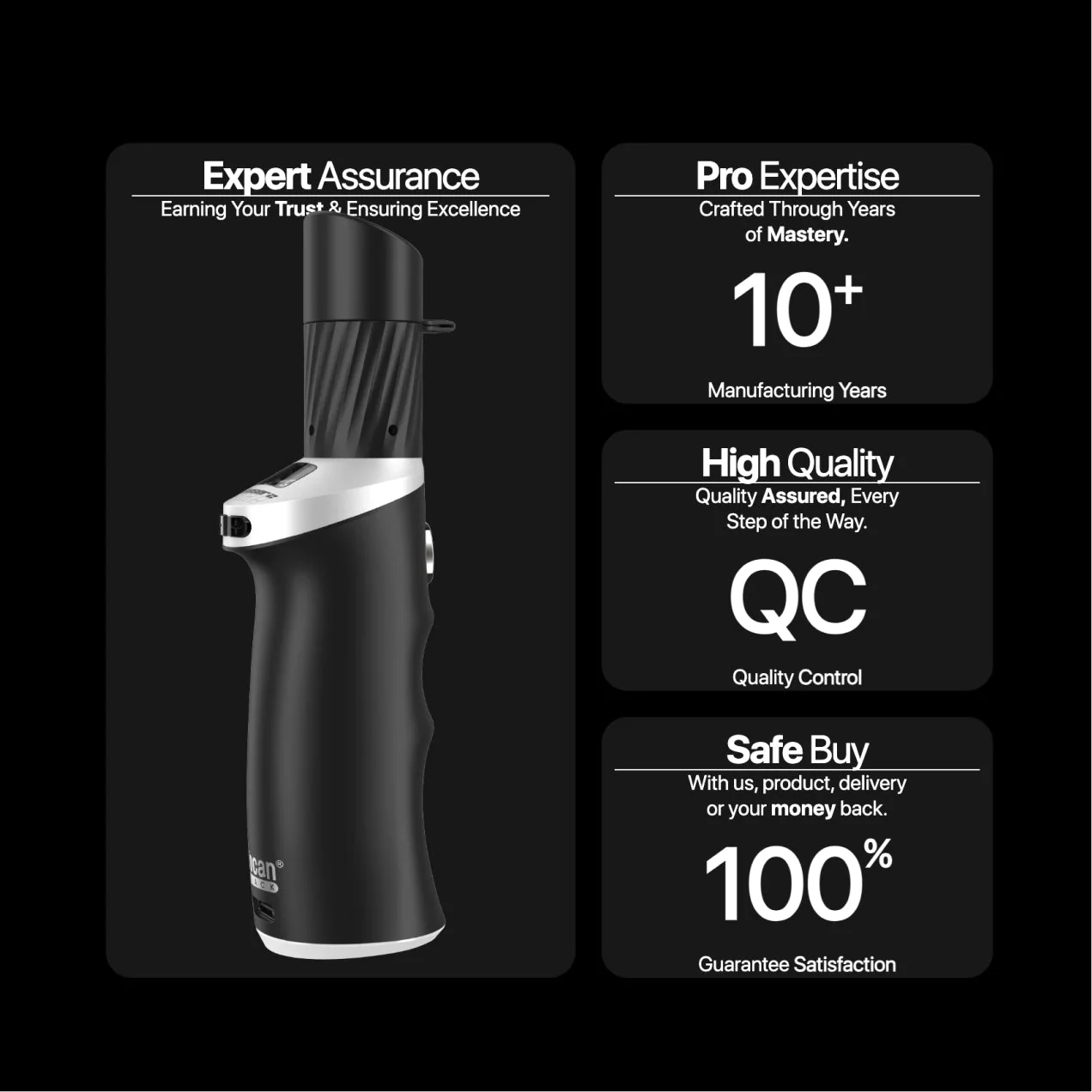 Yocan Black Phaser Ace 2 Dab Pen Concentrate Vaporizer - Image 11