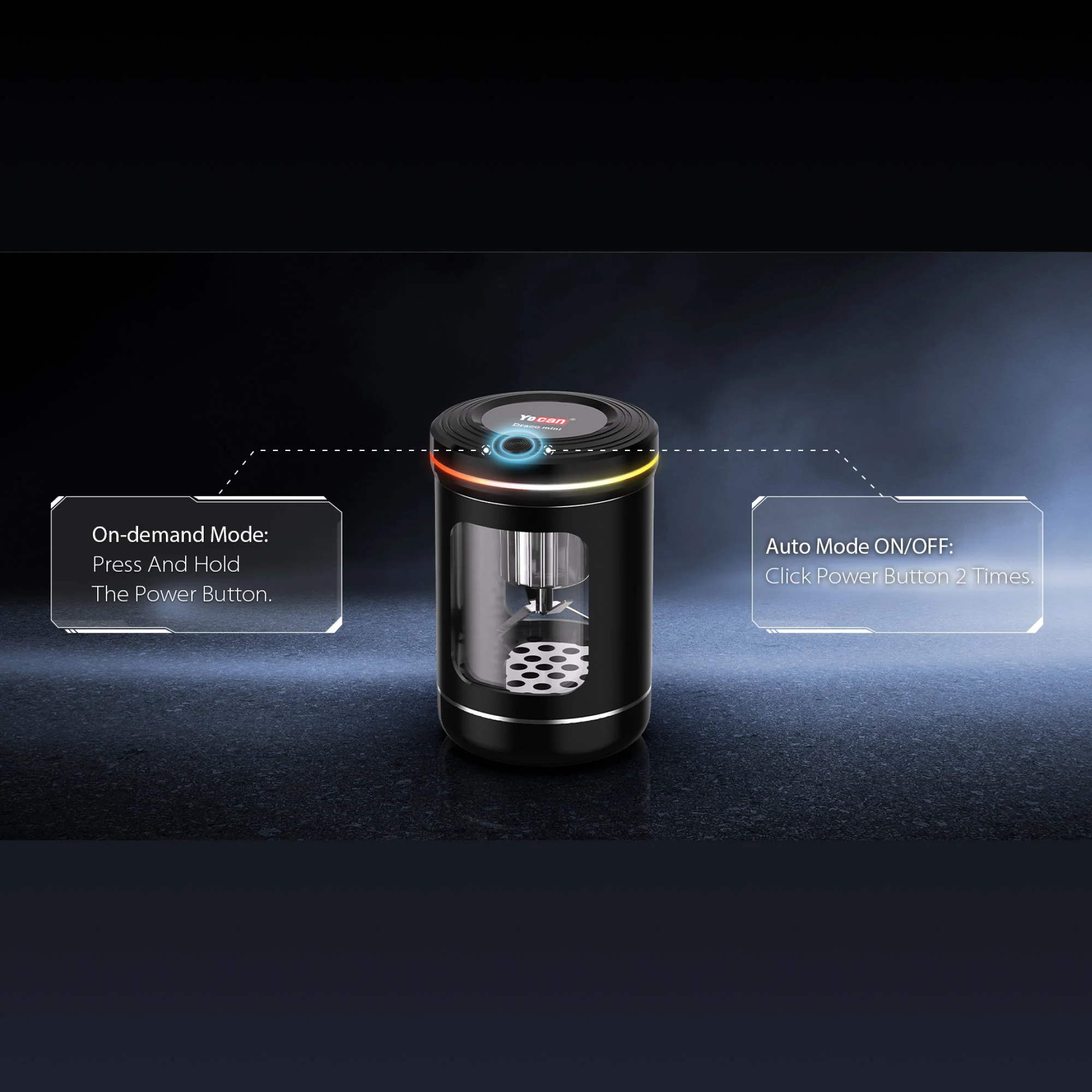 Yocan Draco Mini Dry Herb Grinder Compact Portable - Image 10