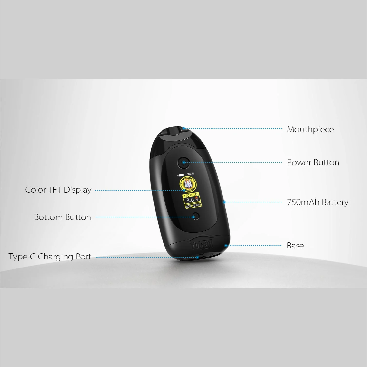 Yocan Dubb Discreet Dual 510 Thread Vape Cart Battery - Image 11