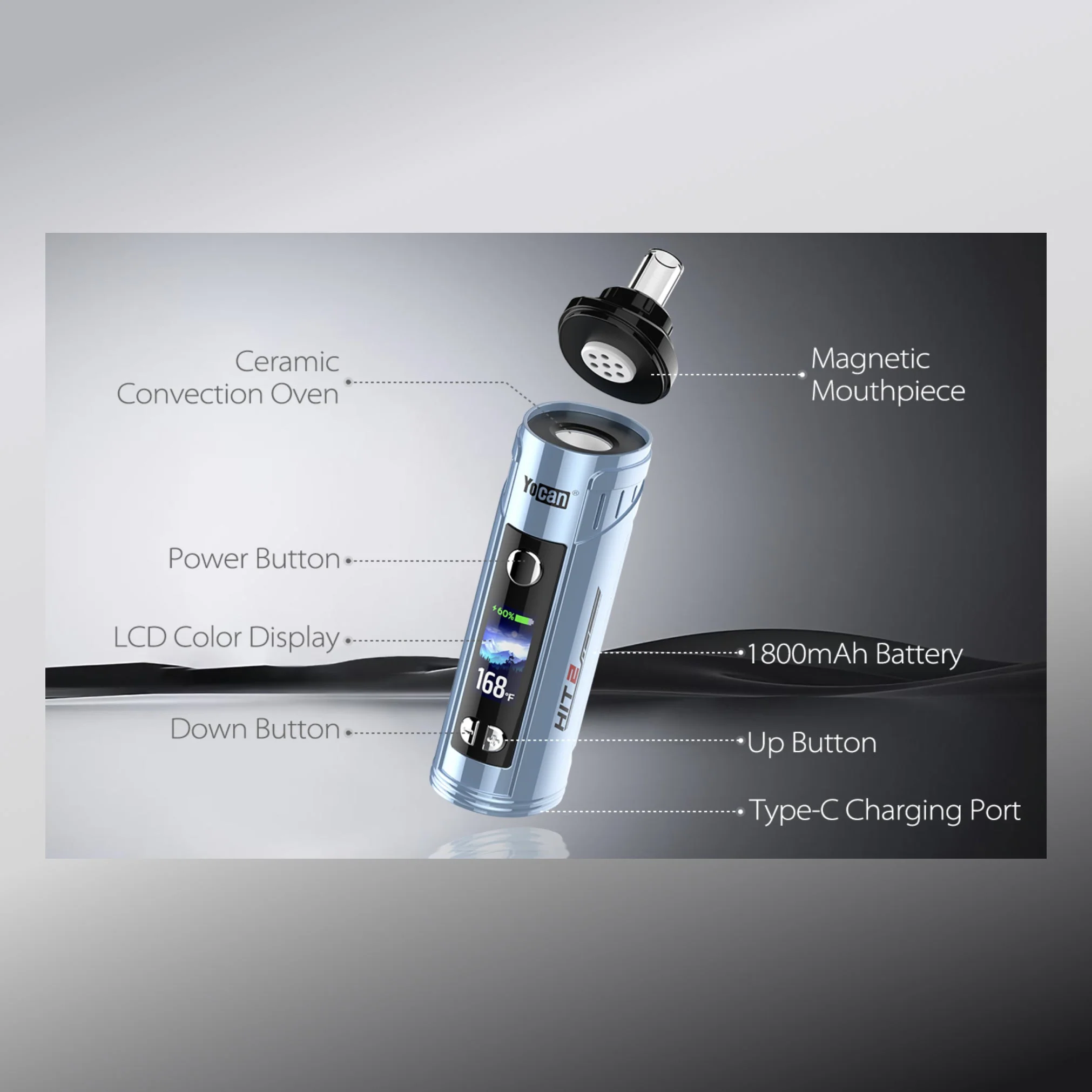 Yocan HIT 2 Dry Herb Vaporizer - Image 8