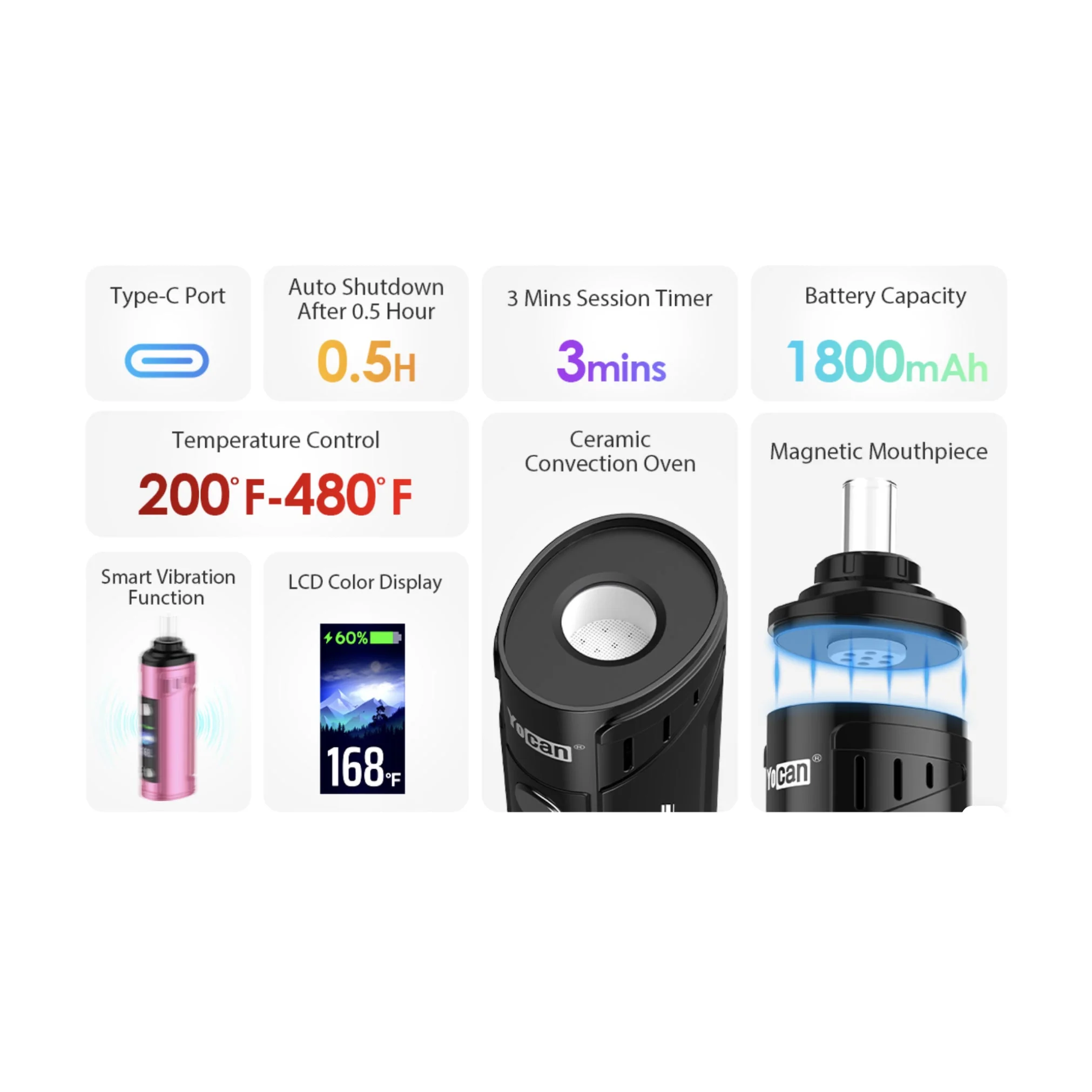 Yocan HIT 2 Dry Herb Vaporizer - Image 9