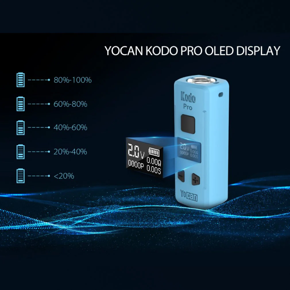Yocan Kodo Pro 510 Thread Vape Cart Battery - Image 13