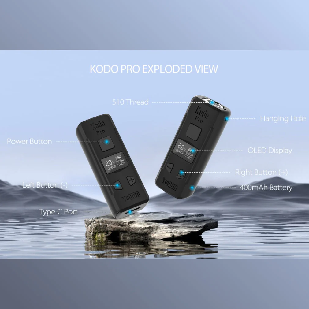 Yocan Kodo Pro 510 Thread Vape Cart Battery - Image 15