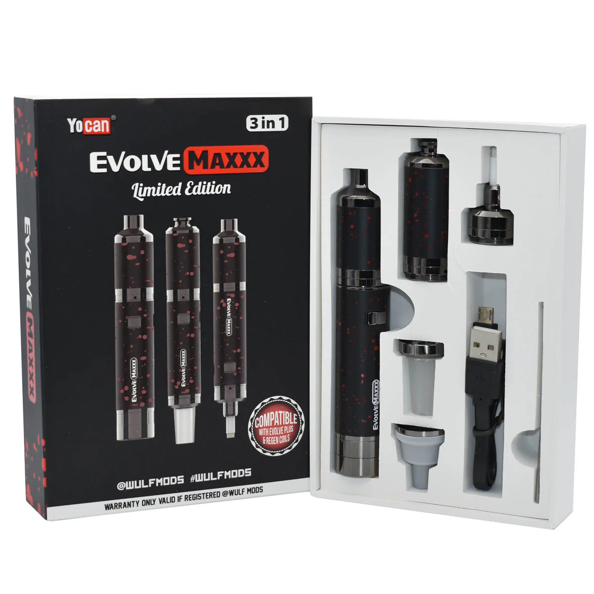 Yocan Wulf Evolve MAXXX 3-in-1 Dab Pen, Rig & Nectar Collector - Image 10
