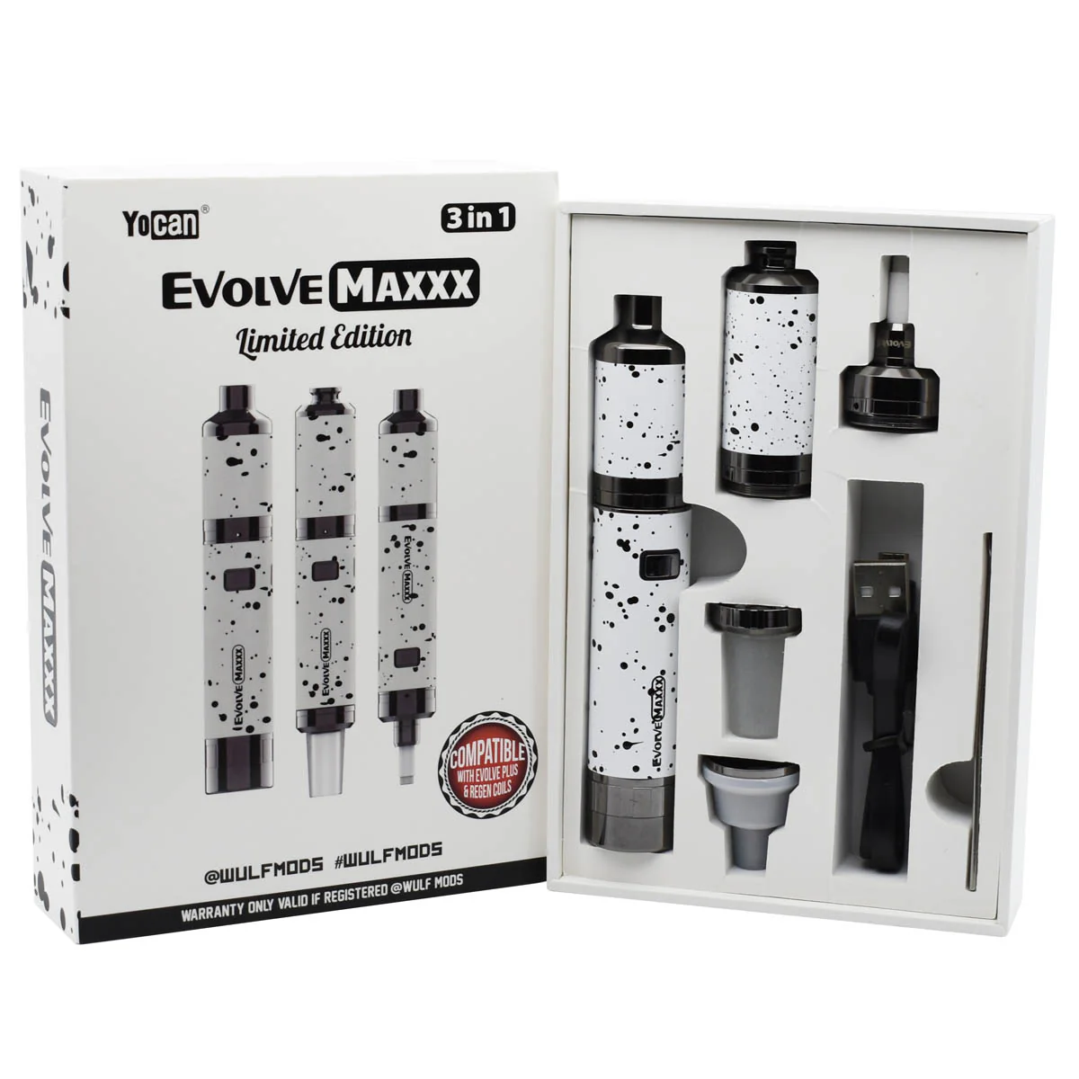 Yocan Wulf Evolve MAXXX 3-in-1 Dab Pen, Rig & Nectar Collector - Image 8
