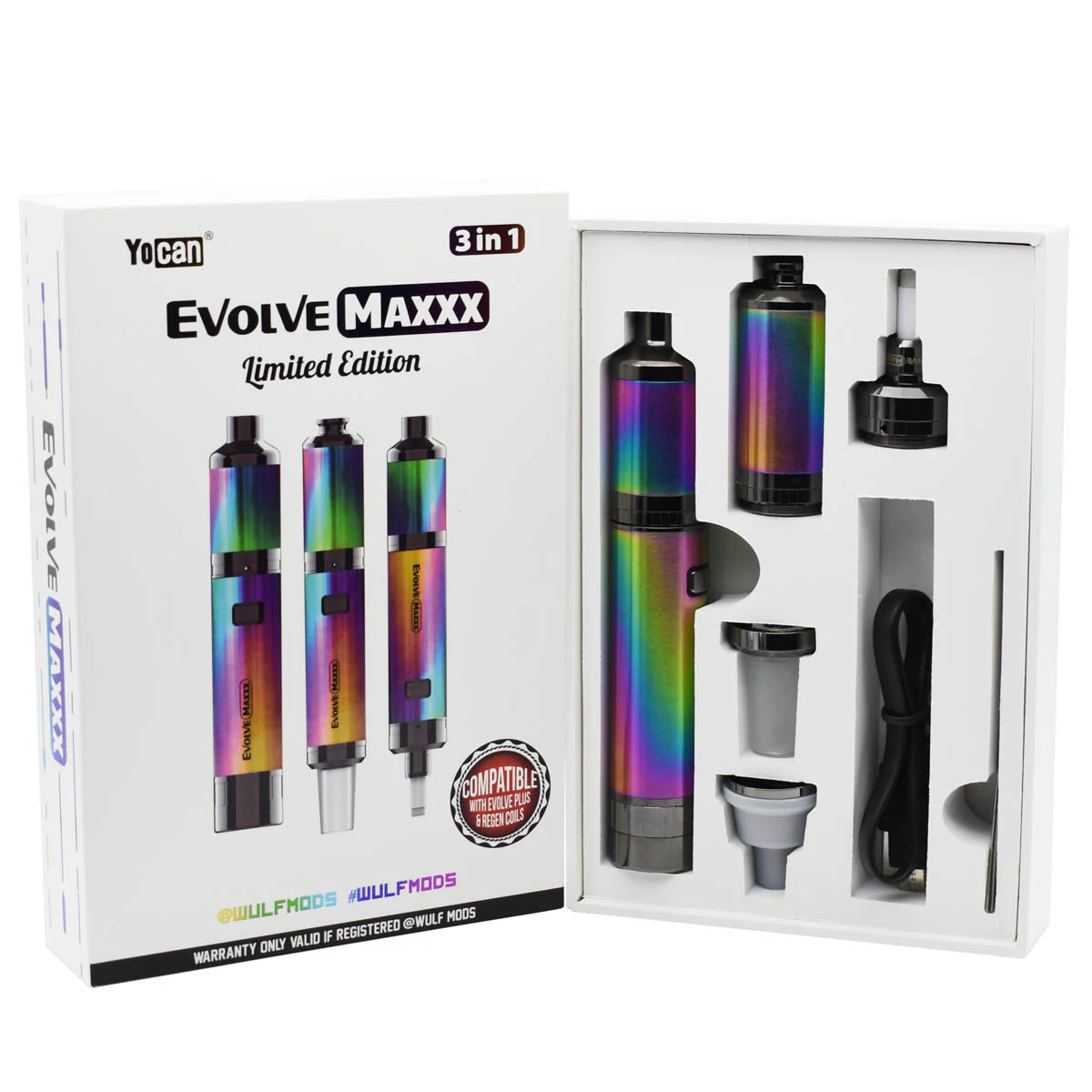 Yocan Wulf Evolve MAXXX 3-in-1 Dab Pen, Rig & Nectar Collector - Image 9